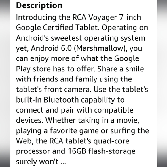 RCA Voyager 7" Android 10 Go Tablet 2GB Ram 16GB Storage Touchscreen Pink - Picture 3 of 15